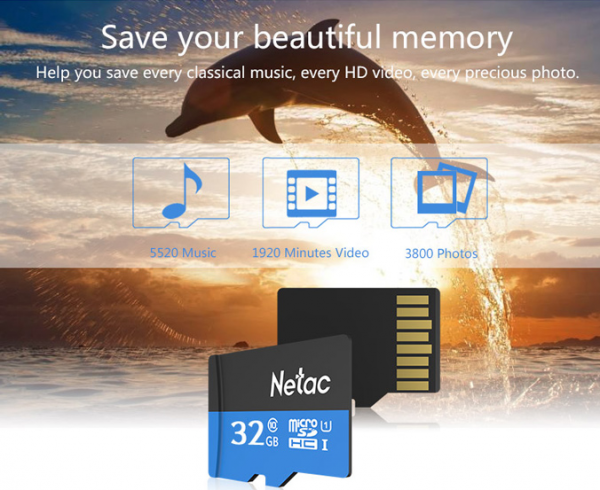 Thẻ nhớ NETAC 32GB chính hãng Class 10